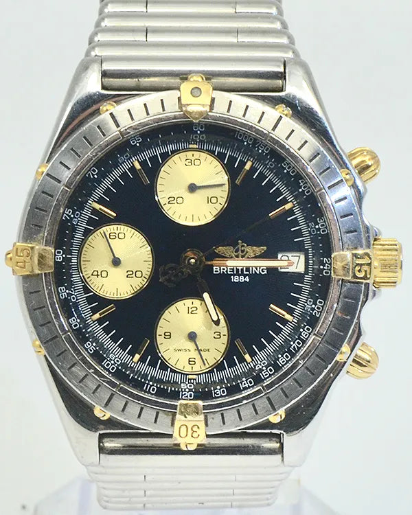 Breitling Chronomat 39MM Blue Dial Steel Bracelet (B13048)