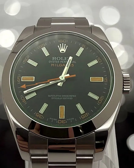 Rolex Milgauss 40MM Black Dial Oyster Bracelet (116400GV)