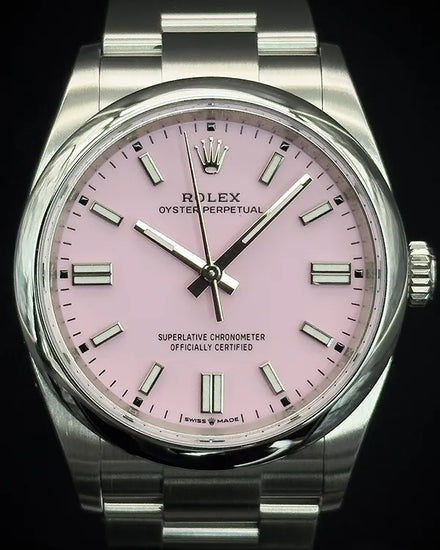 2021 Rolex Oyster Perpetual 36MM Pink Dial Oyster Bracelet (126000)