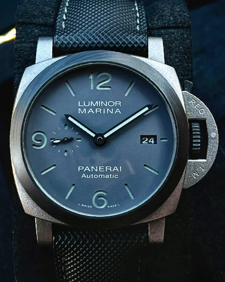 2021 Panerai Luminor Marina TuttoGrigio L.E. 44MM Grey Dial Textile Strap (PAM01662)