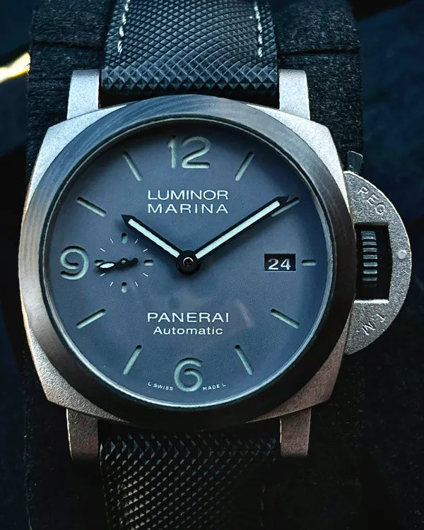 2021 Panerai Luminor Marina TuttoGrigio L.E. 44MM Grey Dial Textile Strap (PAM01662)