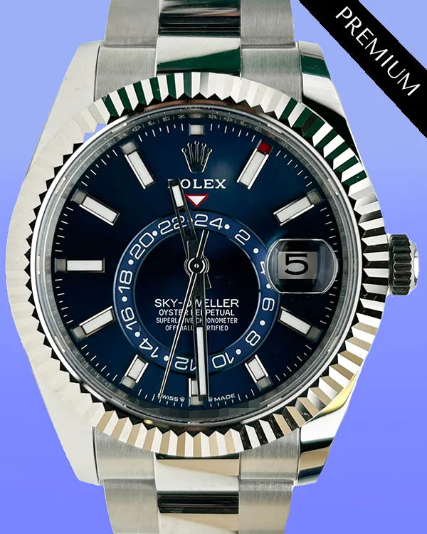 (HOLD, PENDING PICS) 2025 Rolex Sky-Dweller 42MM Blue Dial Oyster Bracelet (336934)