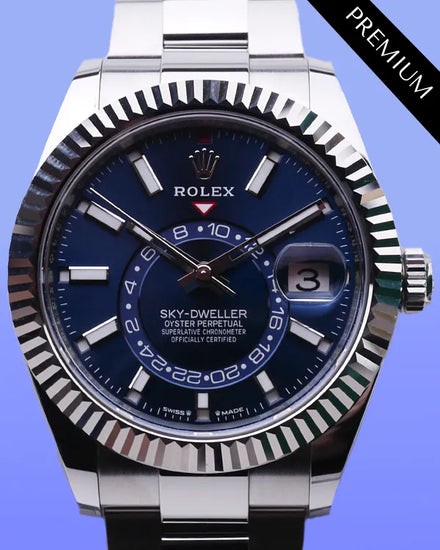2025 Rolex Sky-Dweller 42MM Blue Dial Oyster Bracelet (336934)
