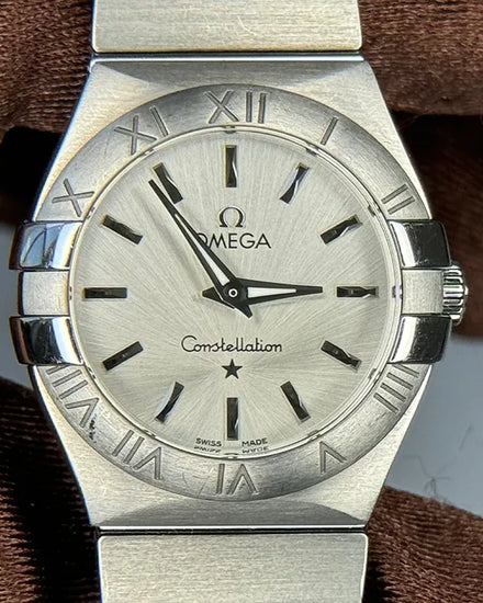 Omega Constellation 24MM Quartz Silver Dial Steel Bracelet (123.10.24.60.02.001)