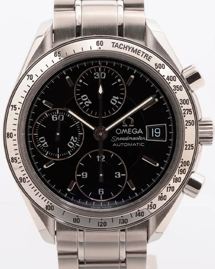 Omega Speedmaster 39MM Black Dial Steel Bracelet (3513.50.00)