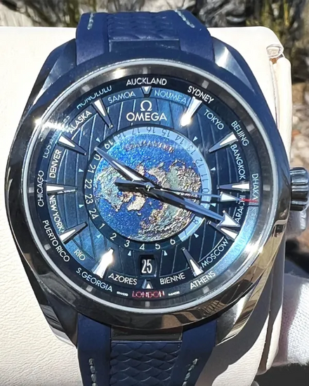 Omega Seamaster Aqua Terra 150M 43MM Blue Dial Rubber Strap (220.12.43.22.03.001)