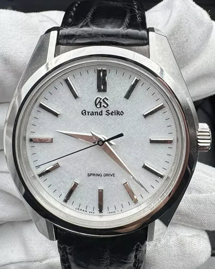 2024 Grand Seiko Heritage Collection "Asaborake" 40MM Silver Dial Leather Strap (SBGY011)