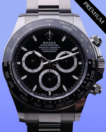 2024 Rolex Cosmograph Daytona 40MM Black Dial Oyster Bracelet (126500LN)