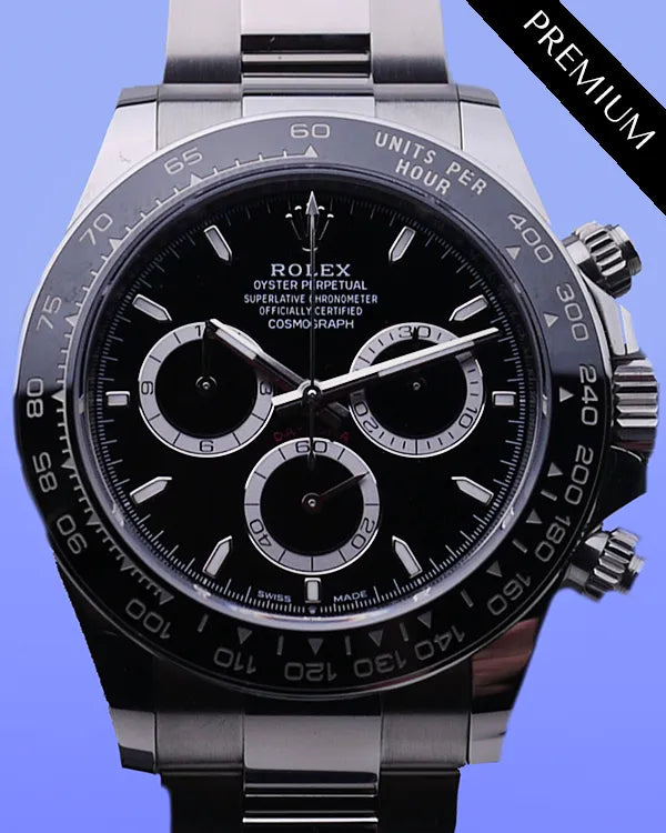 2024 Rolex Cosmograph Daytona 40MM Black Dial Oyster Bracelet (126500LN)