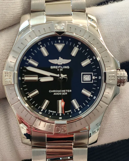 2023 Breitling Avenger 43MM Black Dial Steel Bracelet (A17318101B1A1)