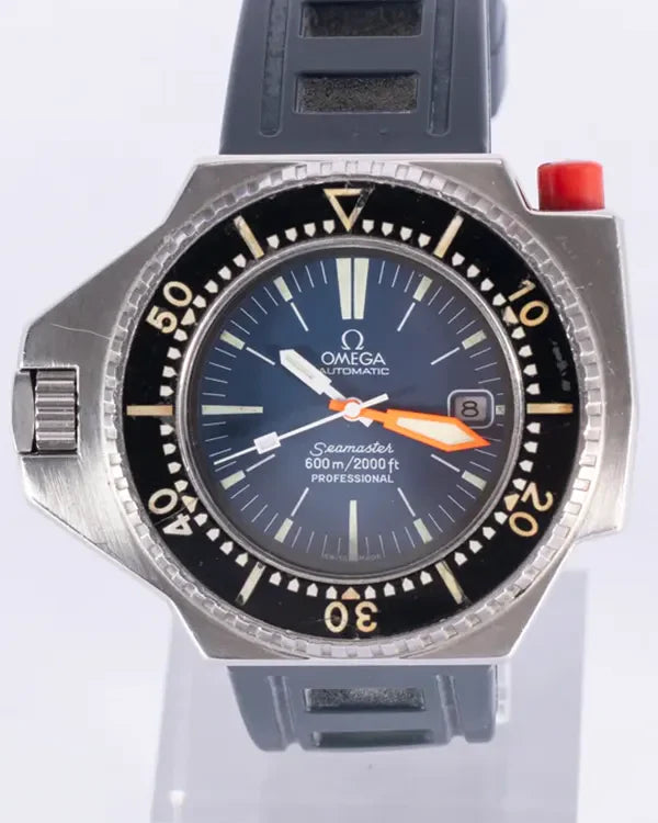 Omega Seamaster Ploprof 45MM Blue Dial Rubber Strap (166.077)
