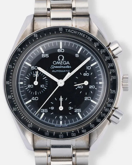 Omega Speedmaster Reduced 39MM Black Dial Steel Bracelet (3510.50.00)