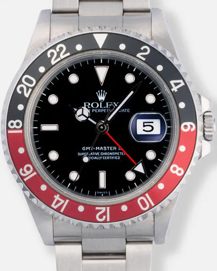 1998 (U-Serial) Rolex GMT-Master II "Coke" 40MM Black Dial Oyster Bracelet (16710)