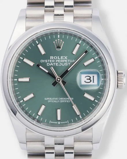2024 Rolex Datejust 36MM Green Dial Jubilee Bracelet (126200)