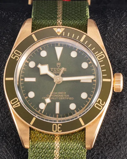 2024 Tudor Black Bay Fifty-Eight 39MM Green Dial Textile Strap (79018V)