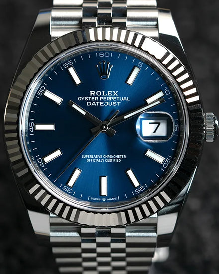 2023 Rolex Datejust 41MM Blue Dial Jubilee Bracelet (126334)