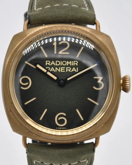 Panerai Radiomir 47MM Green Dial Leather Strap (PAM00760)