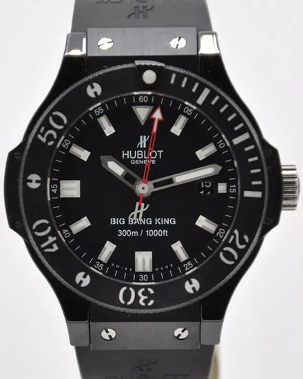 2012 Hublot Big Bang King "Black Magic" 44MM Black Dial Rubber Strap (312.CM.1120.RX)