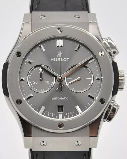 2017 Hublot Classic Fusion Racing 42MM Grey Dial Leather Strap (541.NX.7070.LR)