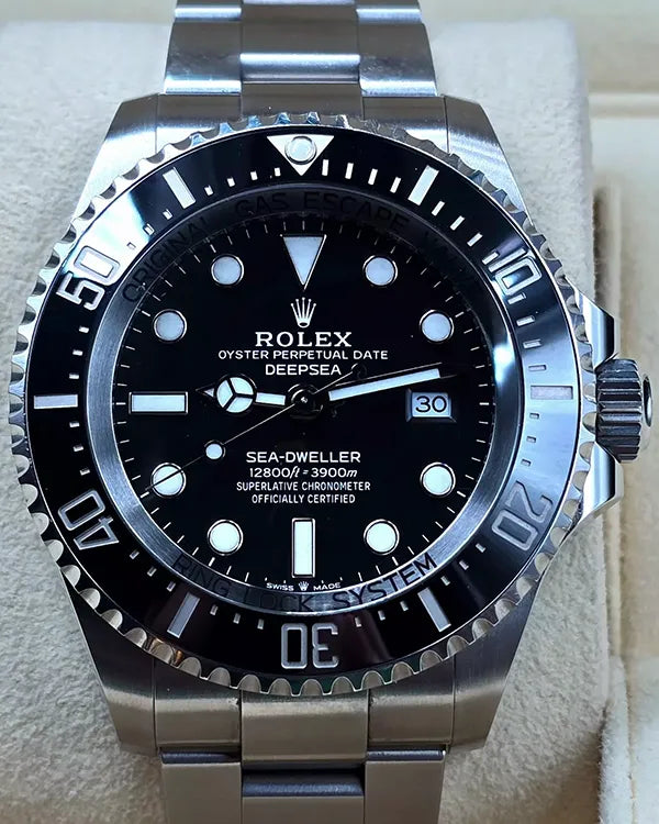 2020 Rolex Sea-Dweller Deepsea 44MM Black Dial Oyster Bracelet (126660)