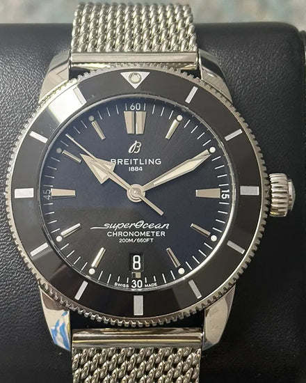 2024 Breitling Superocean Heritage II 44MM Black Dial Steel Bracelet (AB2030121B1A1)
