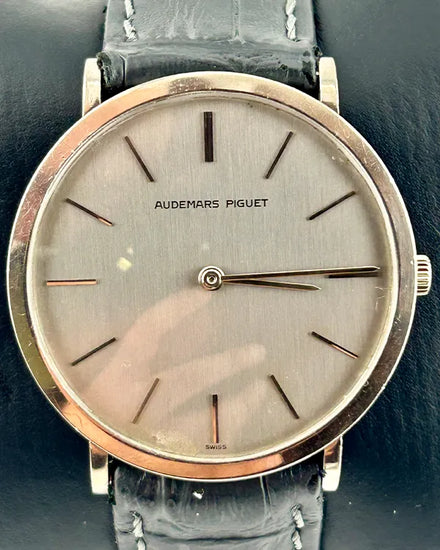 Audemars Piguet Vintage 32MM Champagne Dial Aftermarket Leather Strap (20480)