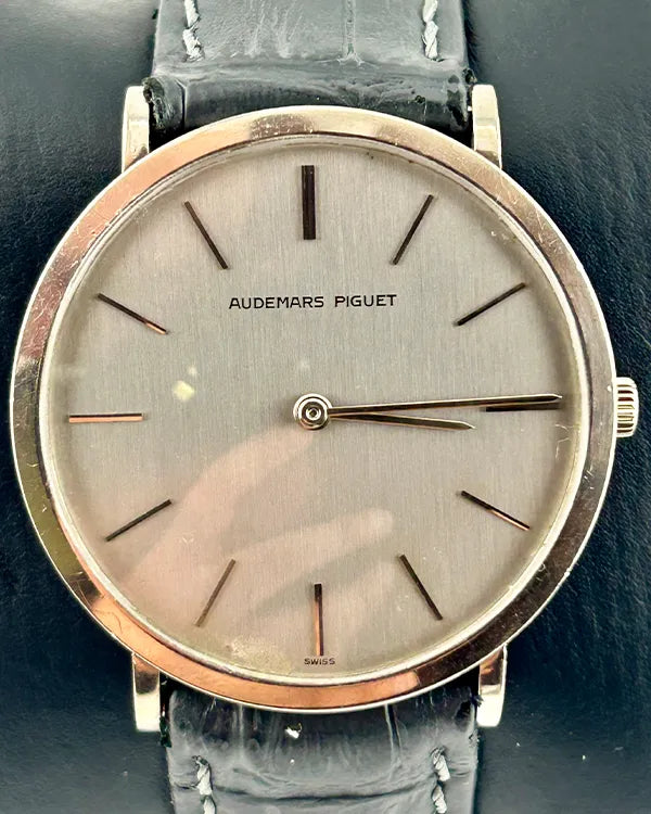 Audemars Piguet Vintage 32MM Champagne Dial Aftermarket Leather Strap (20480)