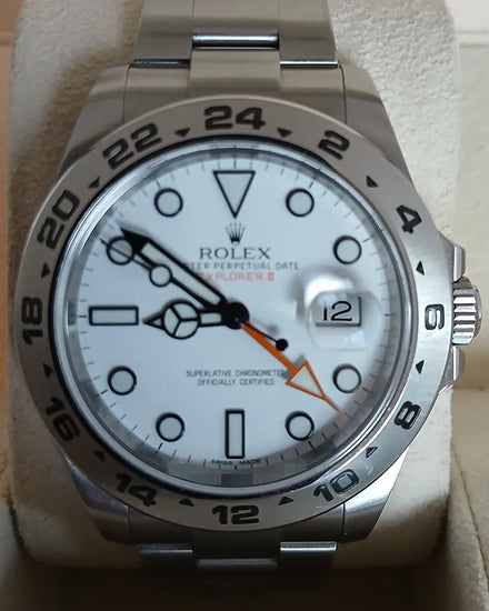 Rolex Explorer II "Polar" 42MM White Dial Oyster Bracelet (216570)