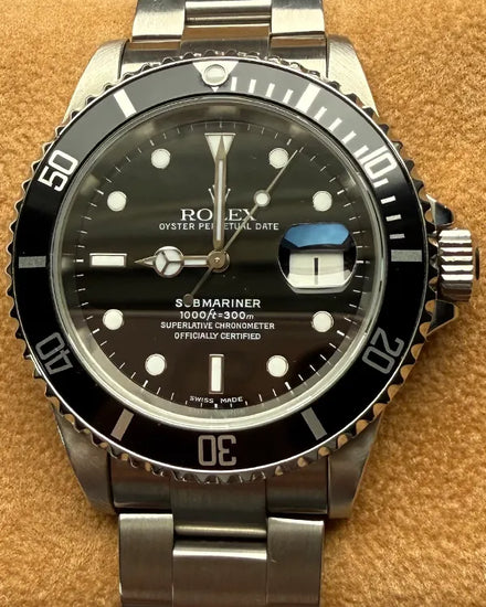 Rolex Submariner 40MM Black Dial Oyster Bracelet (16610)
