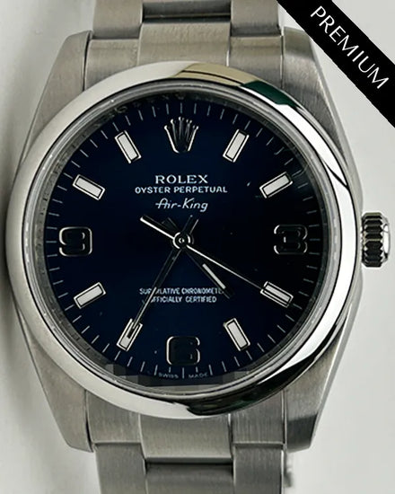 Rolex Air-King 34MM Blue Dial Oyster Bracelet (114200)