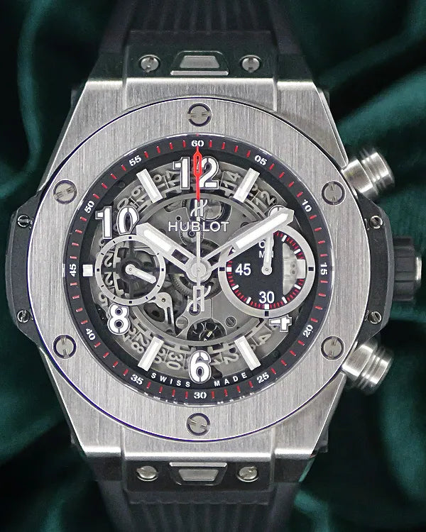 Hublot Big Bang Unico 45MM Skeleton Dial Rubber Strap (411.NX.1170.RX)