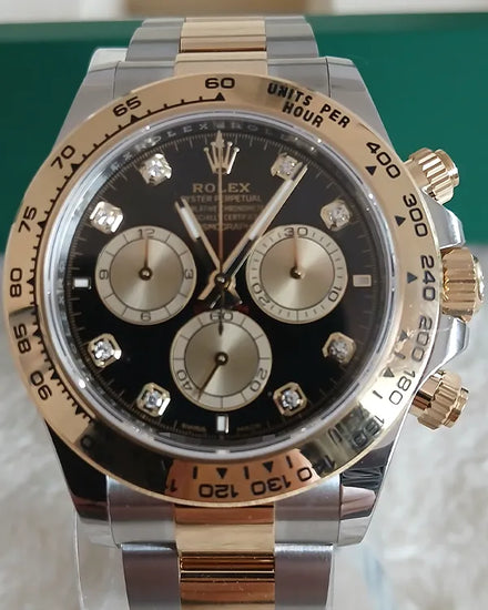 2025 Rolex Cosmograph Daytona 40MM Black Dial Two-Tone Oyster Bracelet (126503)