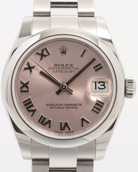 2013 Rolex Datejust 31MM Pink Dial Oyster Bracelet (178240)