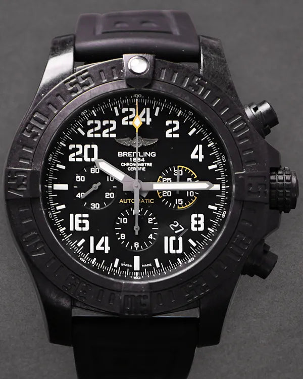 Breitling Avenger Hurricane 50MM Black Dial Rubber Strap (XB1210E4/BE89)