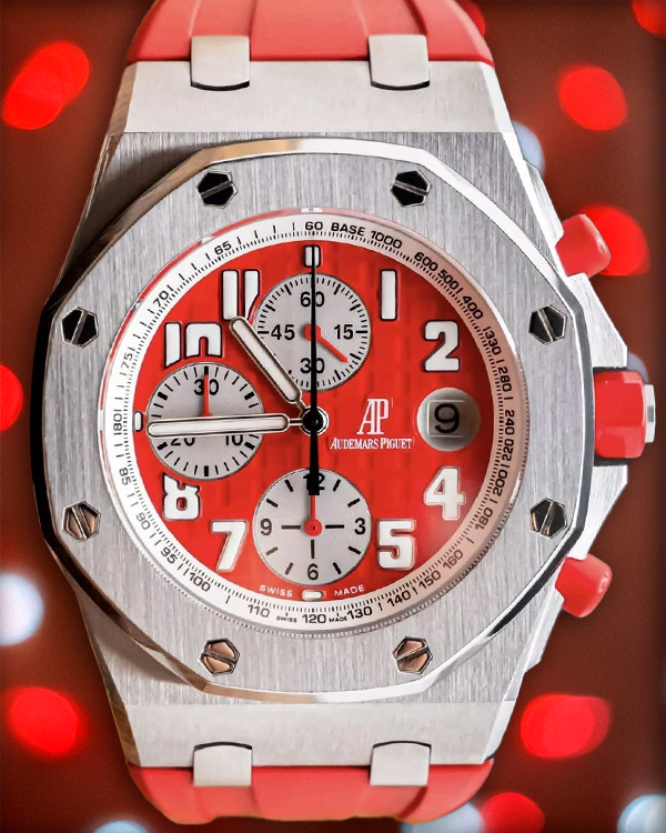 2011 Audemars Piguet Royal Oak Offshore "Rhone-Fusterie" L.E. 42MM Red Dial Rubber Strap (26108ST.OO.D066CR.01)