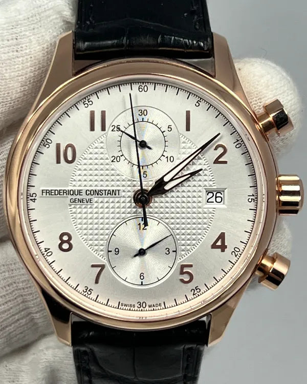 Frederique Constant Runabout L.E. 42MM Silver Dial Leather Strap (FC-393RM5B4)