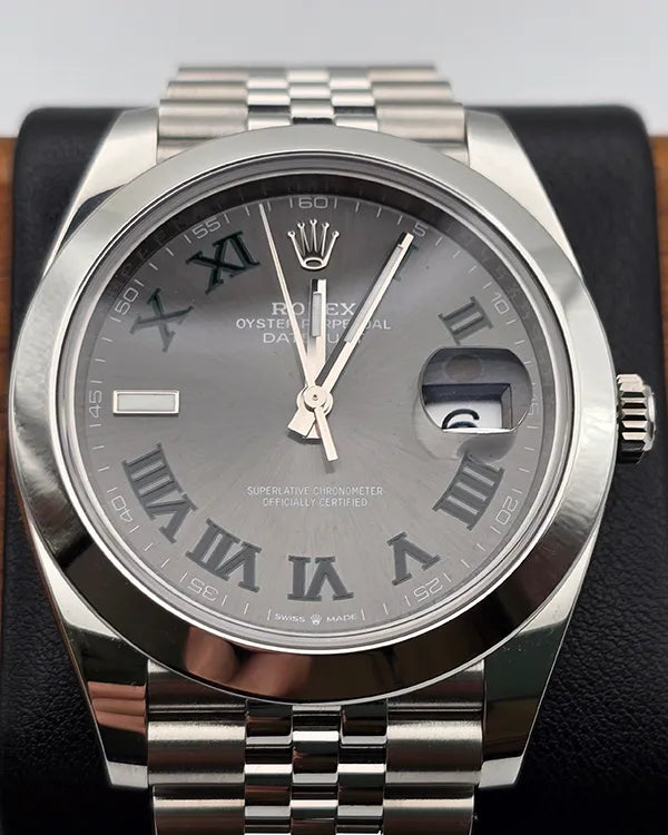 2024 Rolex Datejust "Wimbledon" 41MM Slate Dial Jubilee Bracelet (126300)