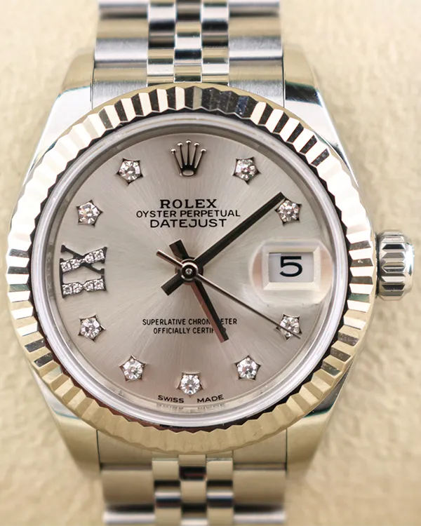 Rolex Lady-Datejust 28MM Champagne Dial Jubilee Bracelet (279174)