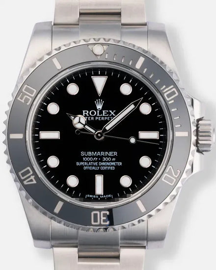2014 Rolex Submariner No Date 40MM Black Dial Oyster Bracelet (114060)