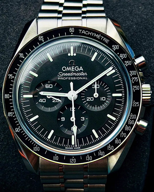 2023 Omega Speedmaster Professional Moonwatch 42MM Black Dial Steel Bracelet (310.30.42.50.01.002)