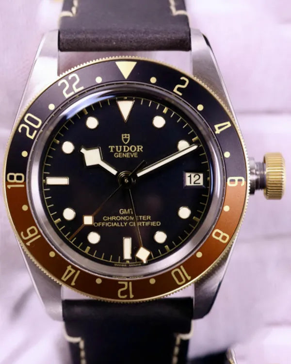 2024 Tudor Black Bay GMT "Rootbeer" 41MM Black Dial Leather Strap (79833MN)