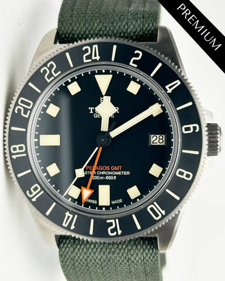 2025 Tudor Pelagos FXD GMT 42MM Black Dial Textile Strap (2542G247NU)