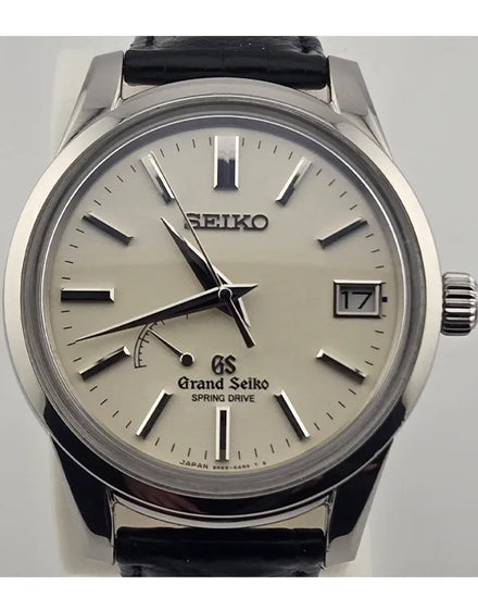 2015 Grand Seiko Elegance 40MM Silver Dial Leather Strap (SBGA093)