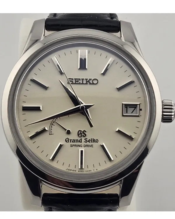 2015 Grand Seiko Elegance 40.2MM Silver Dial Leather Strap (SBGA293)
