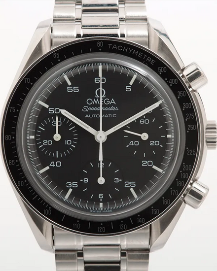 Omega Speedmaster Reduced 39MM Black Dial Steel Bracelet (3510.50.00)