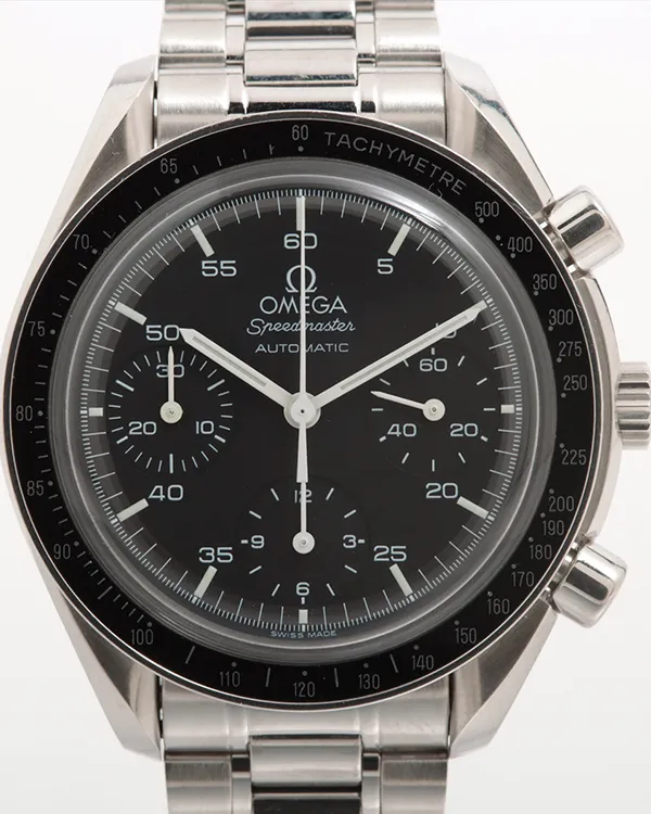 Omega Speedmaster Reduced 39MM Black Dial Steel Bracelet (3510.5)