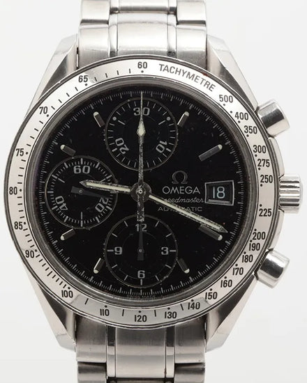 Omega Speedmaster 39MM Black Dial Steel Bracelet (3513.50.00)