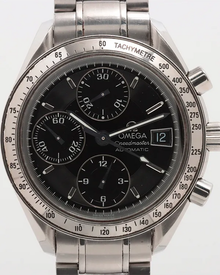 Omega Speedmaster 39MM Black Dial Steel Bracelet (3513.50.00)