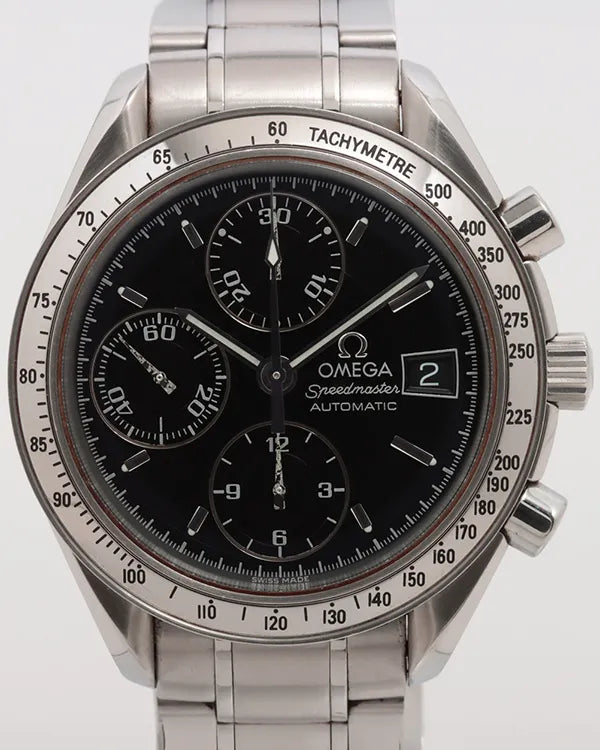 Omega Speedmaster 39MM Black Dial Steel Bracelet (3513.50.00)