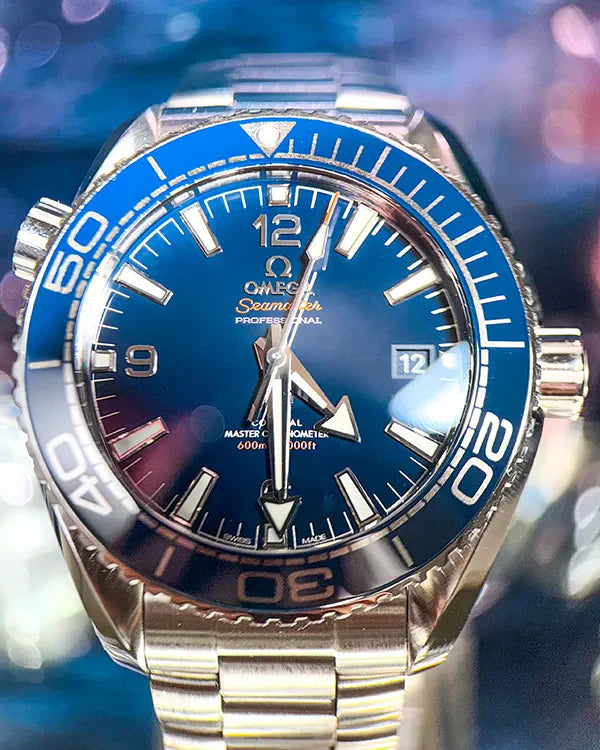 2024 Omega Seamaster Planet Ocean 43.5MM Blue Dial Steel Bracelet (215.30.44.21.03.001)